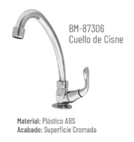 GRIFERIA / CUELLO DE CISNE LARGO ABS SERIE LINEA BOUMAC REF. BM-87306 MARCA BM