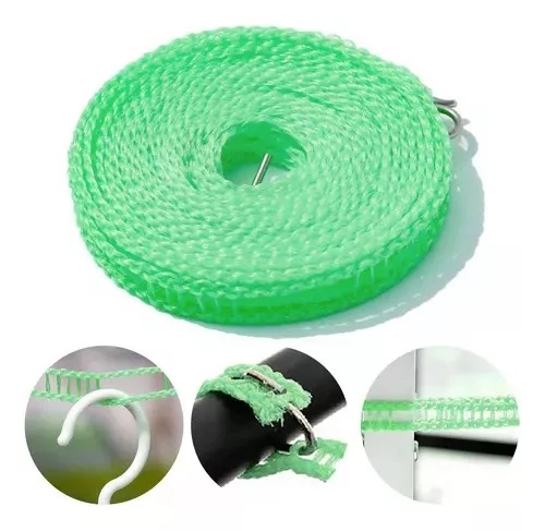 CUERDA PARA TENDER ROPA 8 MTS COLORES SURTIDOS REF. MT-PR880 MARCA MATRIX