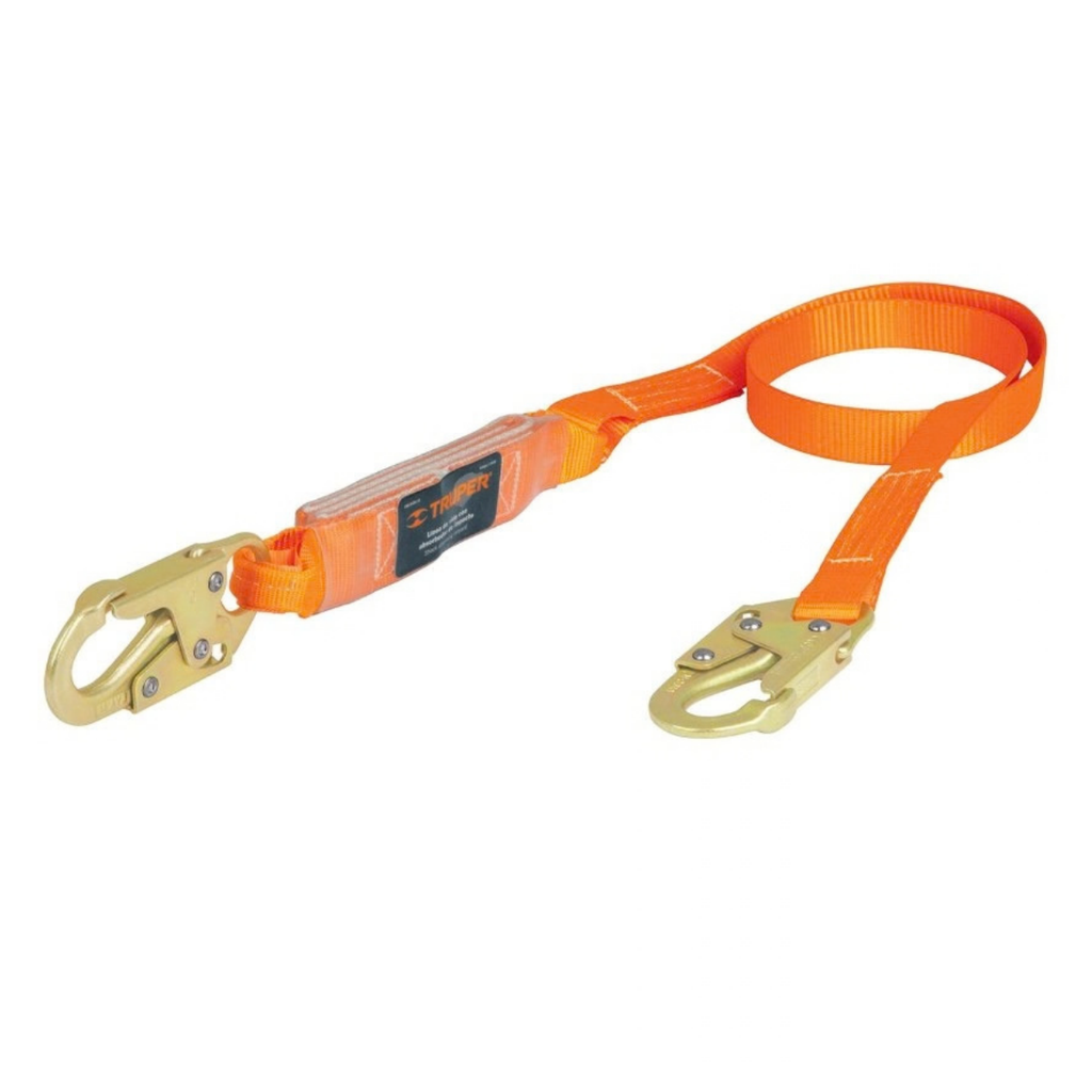 CUERDA / LINEA DE VIDA /ESLINGA PROTECCION CON 2 GANCHO 1.8 MTS CAB-5430-18-A REF.10510 MARCA TRUPER