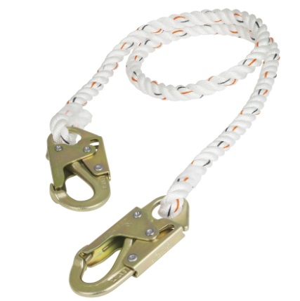 CUERDA / LINEA DE VIDA /ESLINGA PROTECCION CON 2 GANCHO 1.5 MTS CAB-5489-15-A REF.10511 MARCA TRUPER