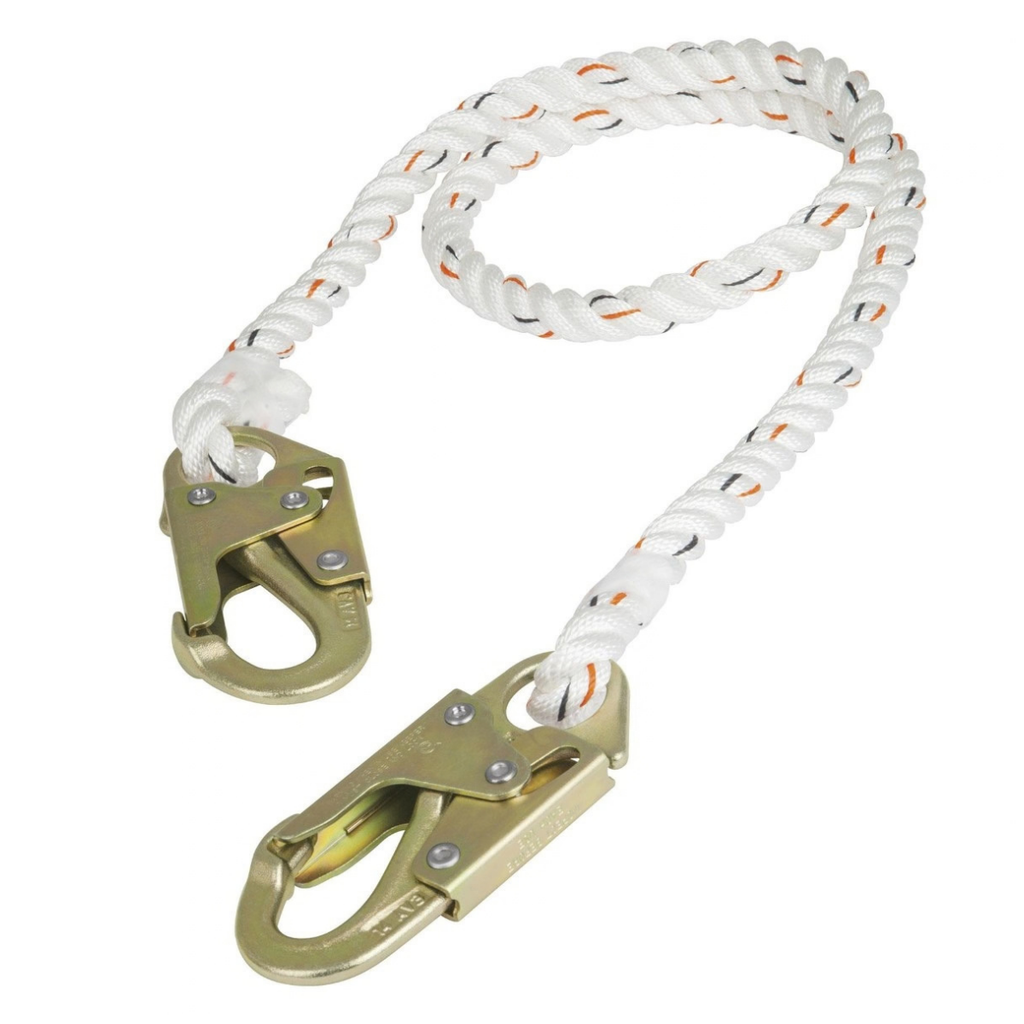CUERDA / LINEA DE VIDA /ESLINGA PROTECCION CON 2 GANCHO 1.5 MTS CAB-5489-15-A REF.10511 MARCA TRUPER