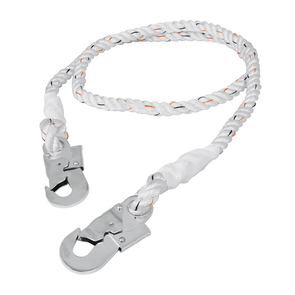 CUERDA / LINEA DE VIDA / ESLINGA PROTECCION CON 2 GANCHO 2 MTS CAB-5489-20 REF.14436 MARCA TRUPER