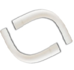 CURVA DE PVC CONDUIT DE 1/2" X 90° REF. CTV-G-01 MARCA CONECTANDO