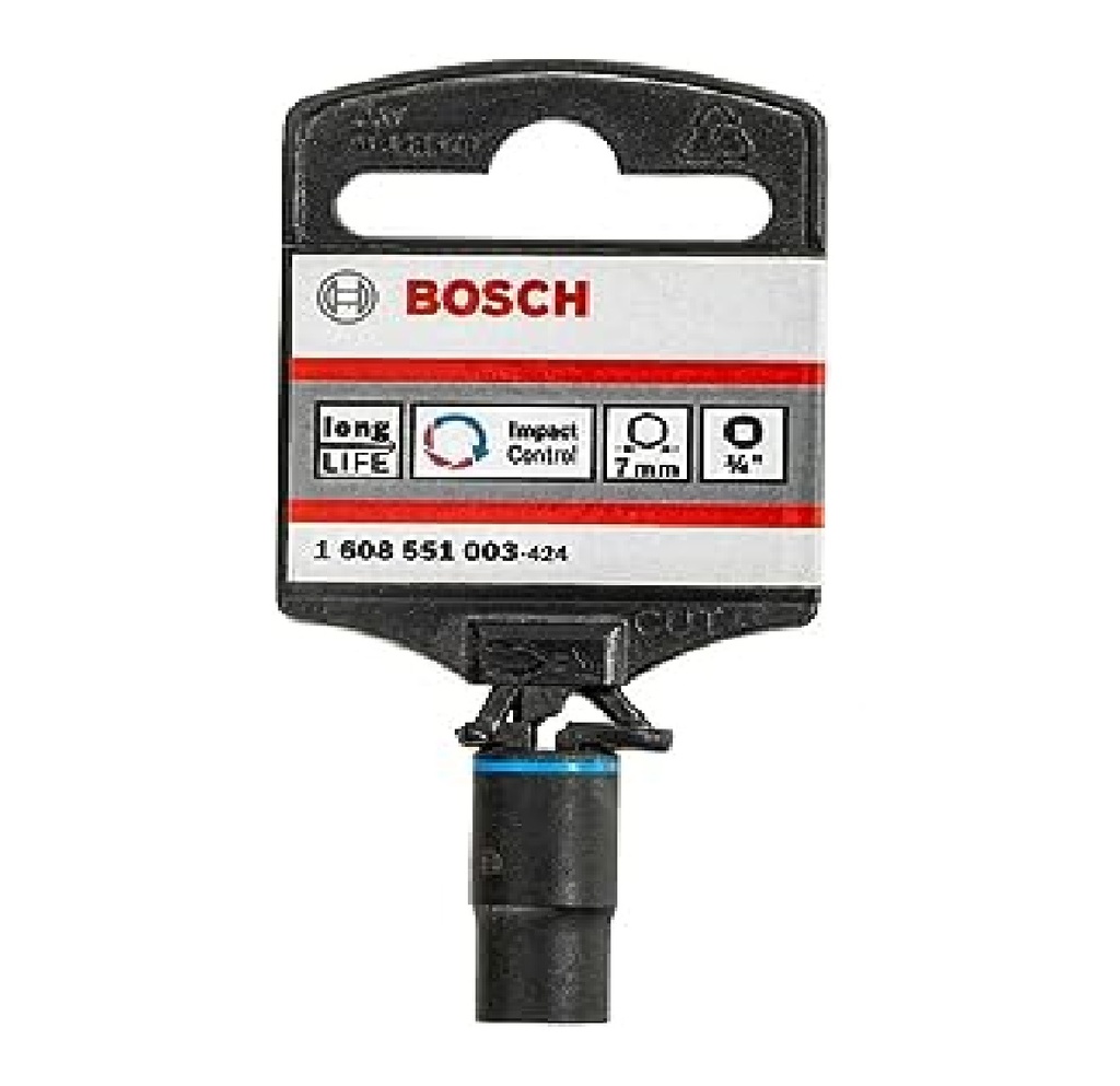DADO DE IMPACTO 1/4" DE 7MM REF. 1608551003 / 873739 / 025645 MARCA BOSCH