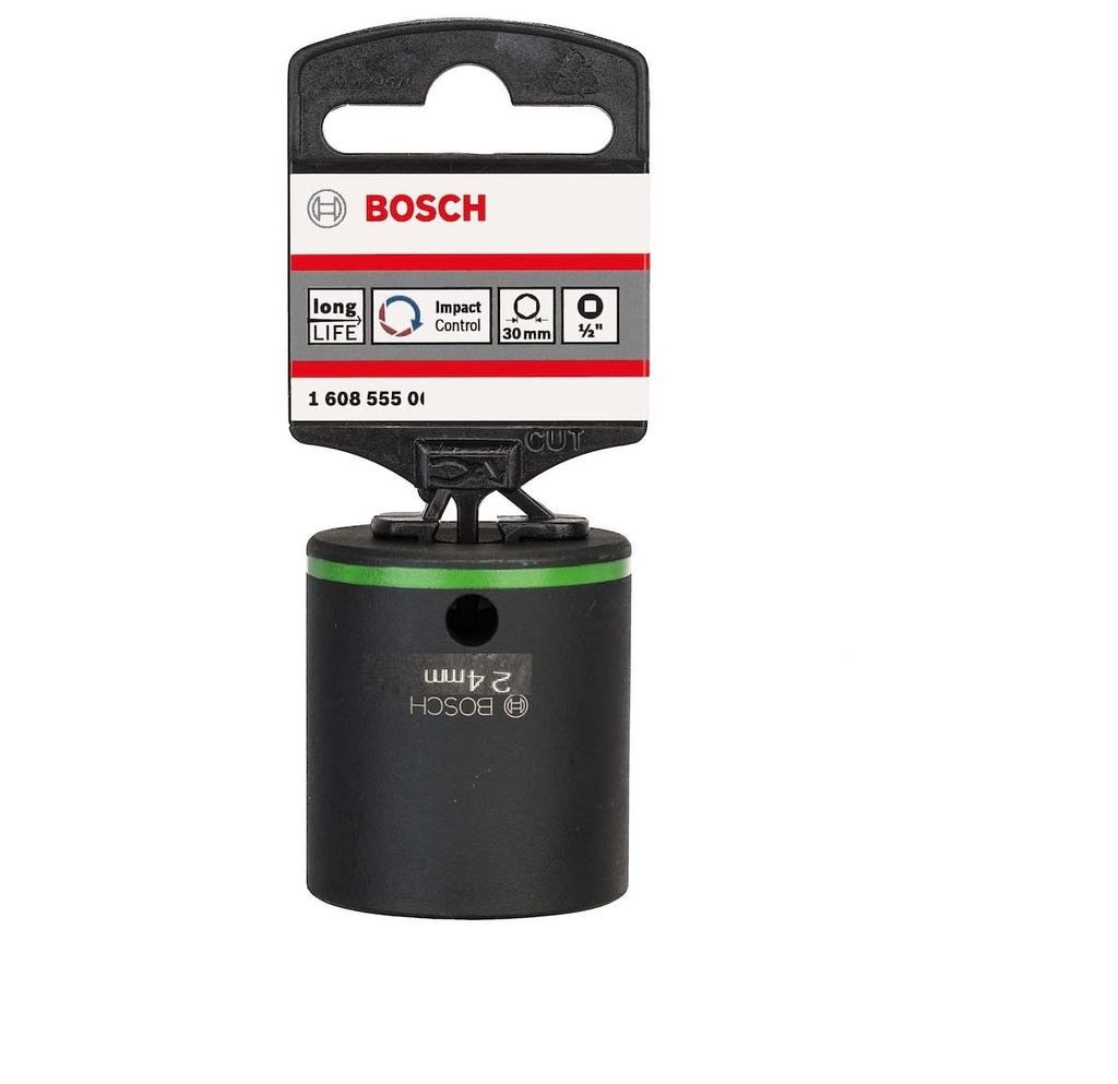 DADO DE IMPACTO 1/2" DE 24 MM 1608555053 / 873845 / 088084 MARCA BOSCH