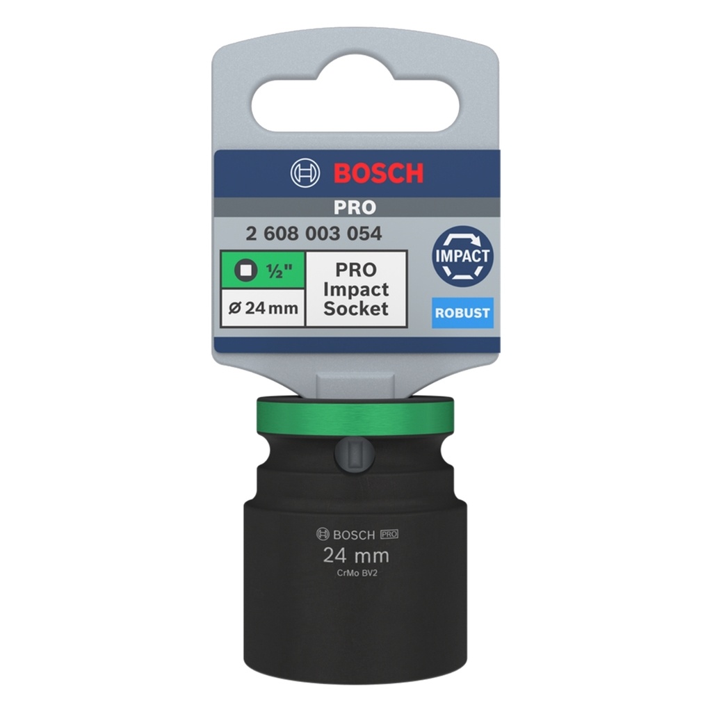 DADO DE IMPACTO 1/2" DE 24 MM 1608555053 / 873845 / 088084 MARCA BOSCH