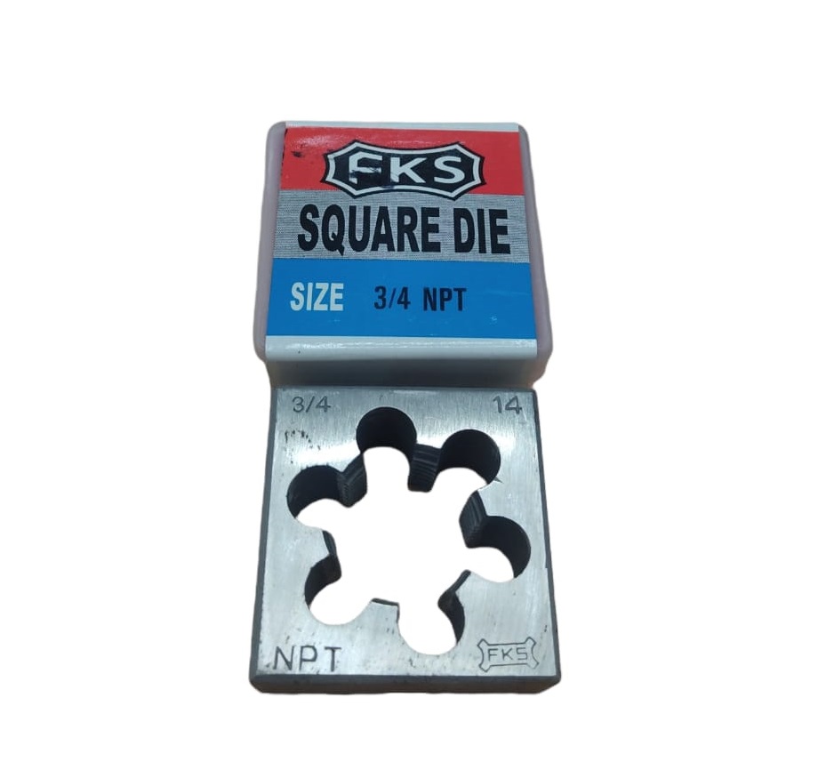DADO PARA TARRAJA MANUAL ROSCA 3/4 " NPT ( CUADRADO ) REF. 307705 MARCA FKS