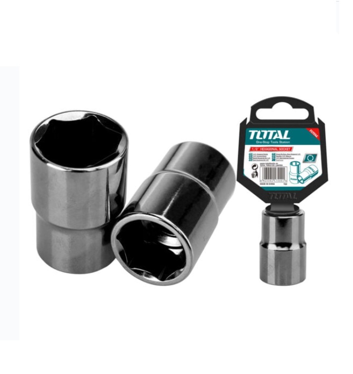 DADO HEXAGONAL 1/2" X 19 MM REF. THTST12191 MARCA TOTAL TOOLS