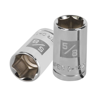 DADO LARGO HEXAGONAL 6 PUNTAS 1/2" X 5/8" MOD. D-1220-H REF. 13234 / 643747 MARCA TRUPER