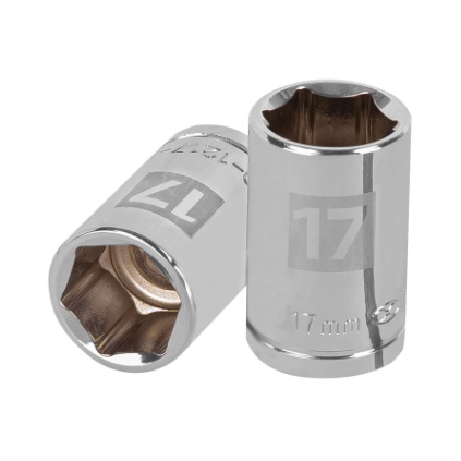 DADO HEXAGONAL 6 PUNTAS 1/2" X 17 MM MOD. D-1217-M REF. 13267 / 647349 MARCA TRUPER