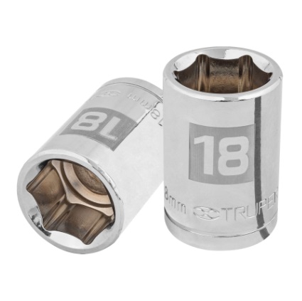 DADO HEXAGONAL 6 PUNTAS 1/2" X 18 MM MOD. D-1218-M REF. 13268 / 647356 MARCA TRUPER