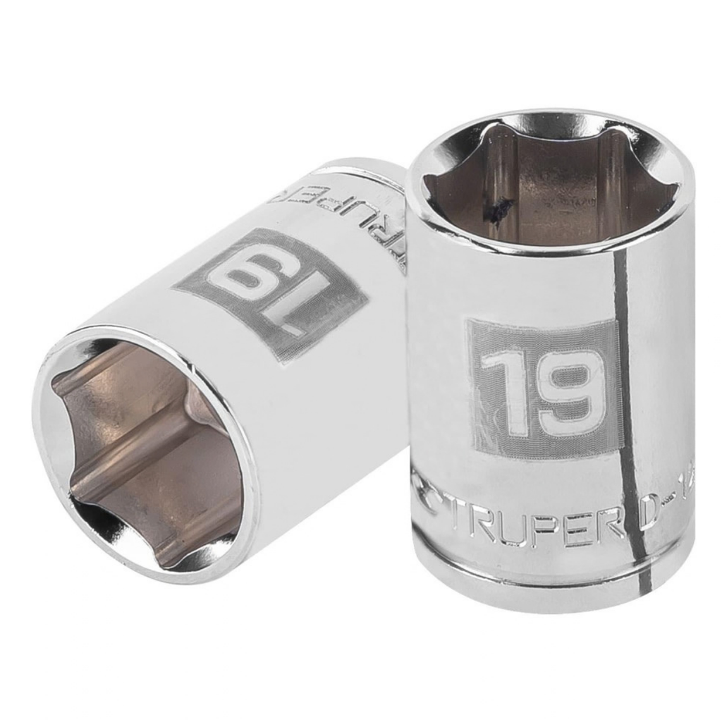DADO HEXAGONAL 6 PUNTAS 1/2" X 19 MM MOD. D-1219-M REF. 13269 / 647363 MARCA TRUPER