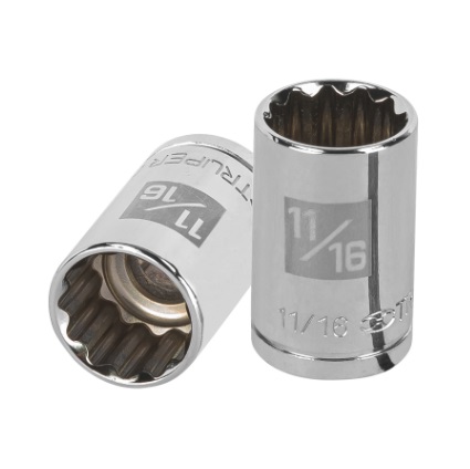 DADO 12 PUNTAS 1/2" X 11/16" MOD. D-1222 REF. 13305 / 647424 MARCA TRUPER