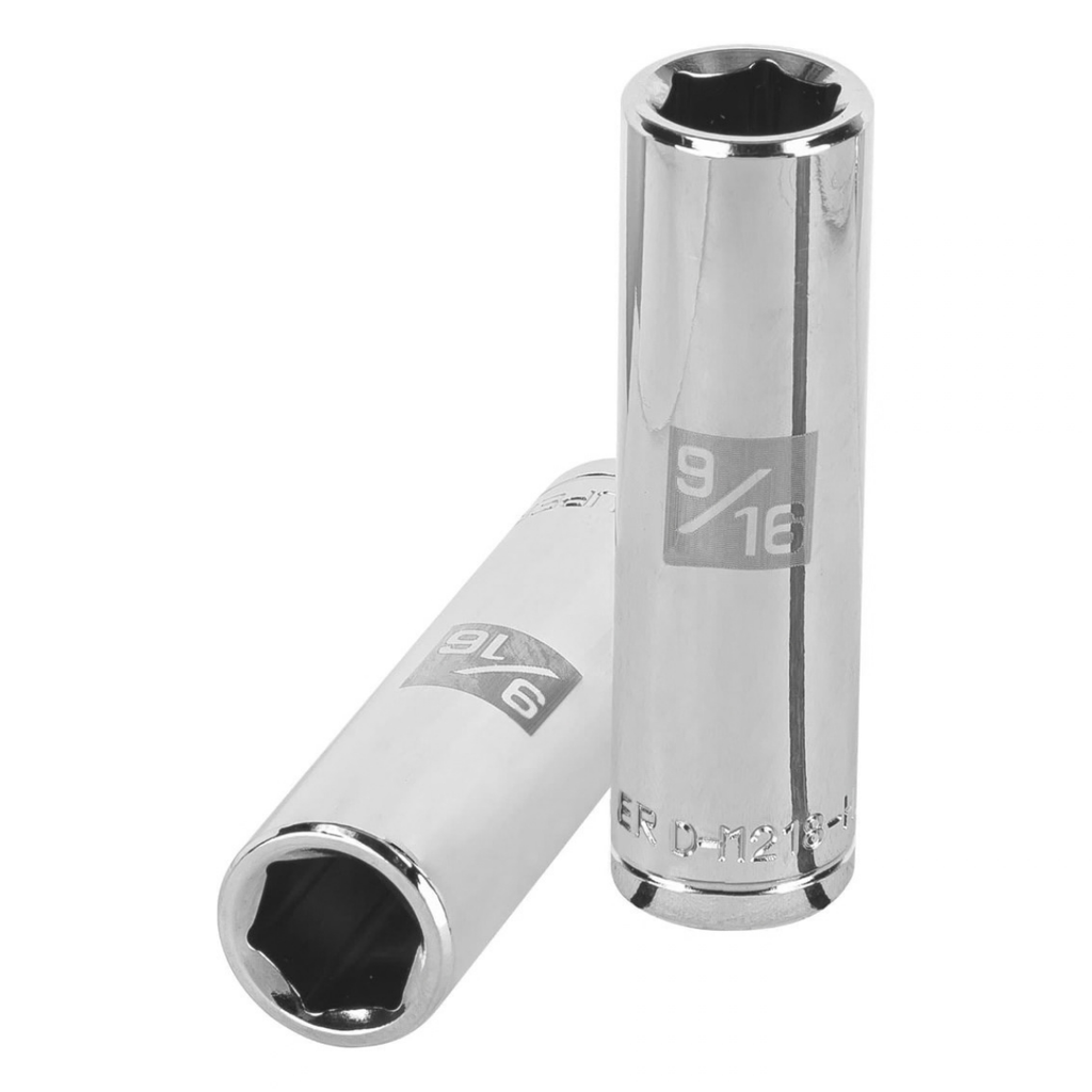 DADO LARGO HEXAGONAL 6 PUNTAS 1/2" X 9/16" MOD. D-1218-HL REF. 13326 / 643976 MARCA TRUPER