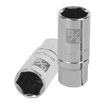 DADO LARGO HEXAGONAL 6 PUNTAS 1/2"X13/16" P/BUJIAS MOD. D-1226-HPAL REF. 13366 / 647493 MARCA TRUPER