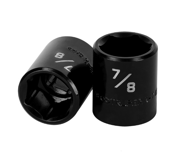 DADO DE IMPACTO LARGO 1/2" 7/8" CUADRO 1/2" 6 PUNTAS MOD.D-7428-H REF. 13383 MARCA TRUPER