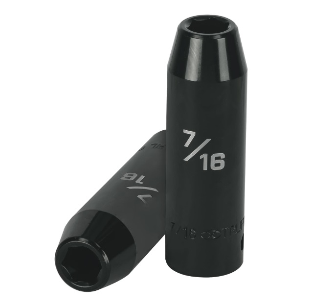 DADO DE IMPACTO LARGO 1/2" 7/16" CUADRO 1/2" 6 PUNTAS MOD.D-7314-H REF. 13387 MARCA TRUPER