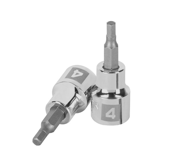 DADO ALLEN PUNTA HEX. 4 MM CUADRO 3/8" 6 PUNTAS MOD.D-4990-4M REF. 13485 MARCA TRUPER