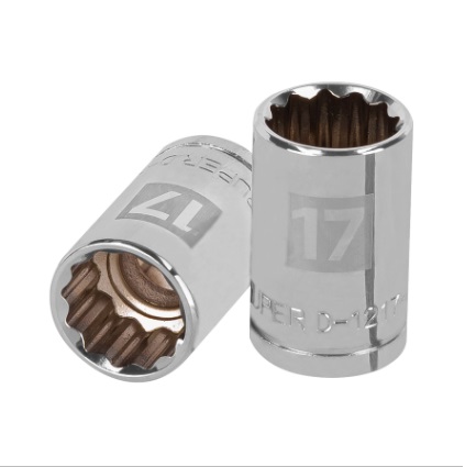 DADO 12 PUNTAS 1/2" X 17 MM MOD. D-1217-EM REF. 13531 / 615546 MARCA TRUPER