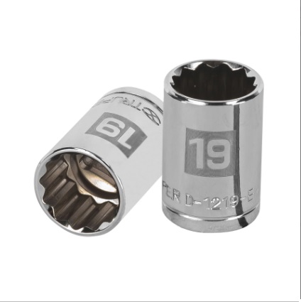 DADO 12 PUNTAS 1/2" X 19 MM MOD. D-1219-M REF. 13533 / 615560 MARCA TRUPER