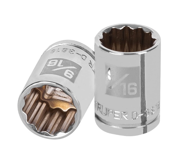 DADO 12 PUNTAS 3/8" X 9/16" MOD. D-5218 REF. 13585 MARCA TRUPER