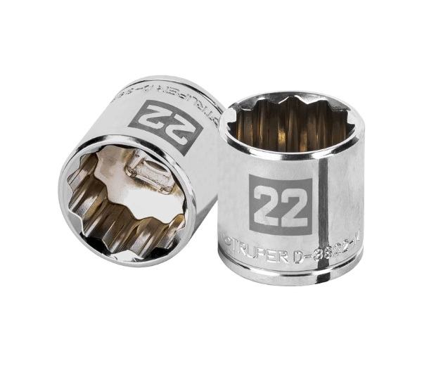 DADO 12 PUNTAS 3/8" X 22MM MOD. D-5222-M REF. 13642 MARCA TRUPER