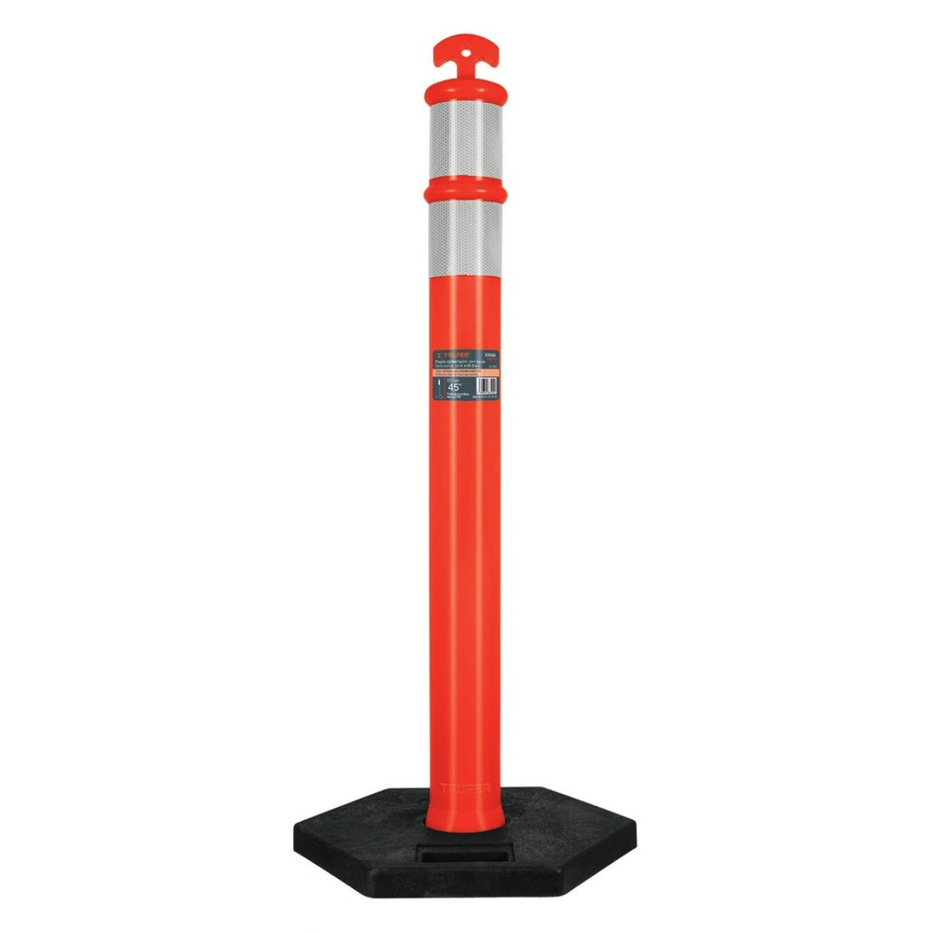 DELINEADOR VIAL CON BASE PLASTICA 115 X 10 CM REF. POS-115 REF. K1666 / 101166 MARCA TRUPER
