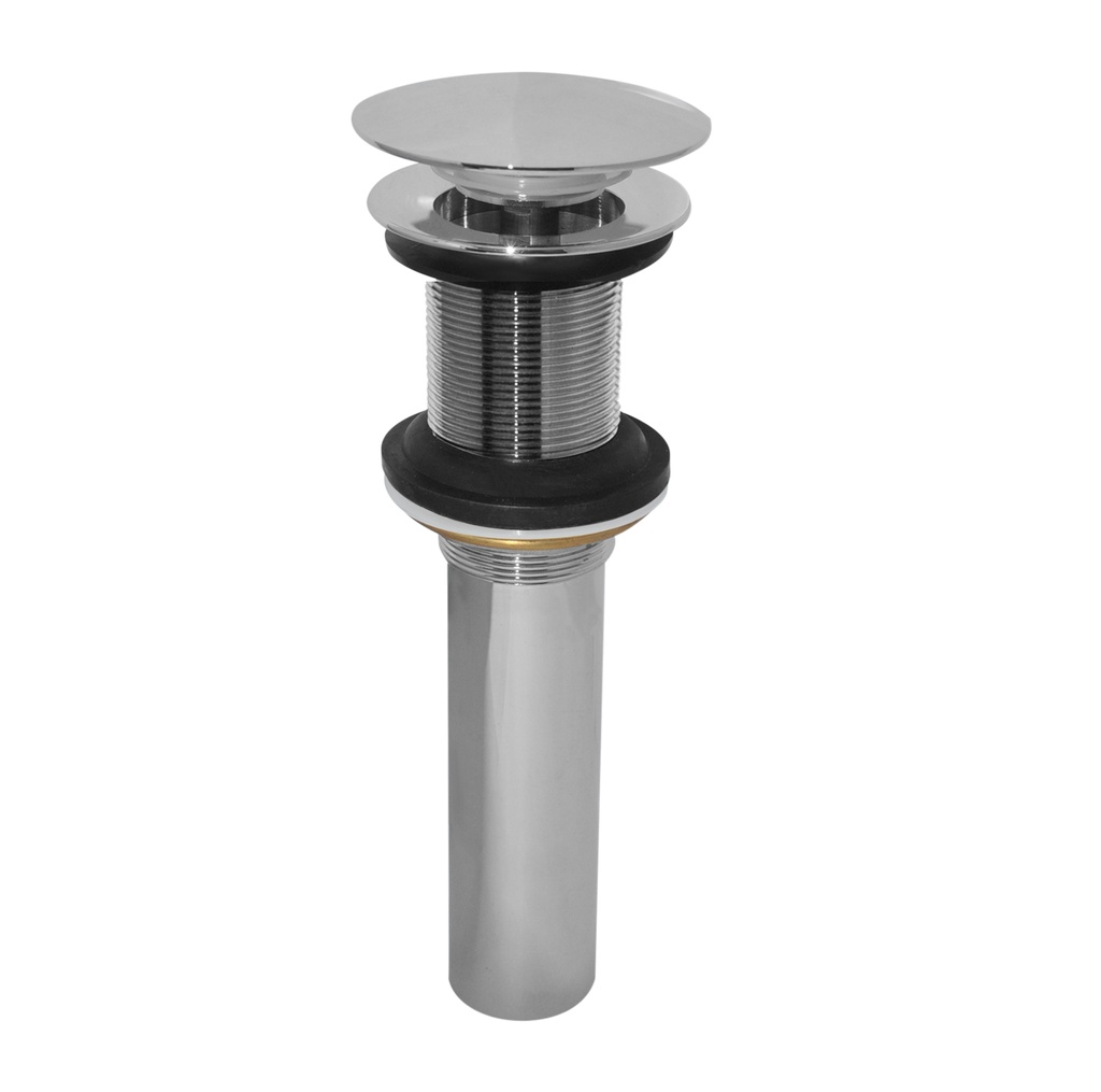 DESAGUE PARA LAVAMANO METALICO TIPO CLICKER (SIN REBOSE) 1 1/4" CROMADO MOD.HONGO REF. GRI-1448 MARCA BELT-G