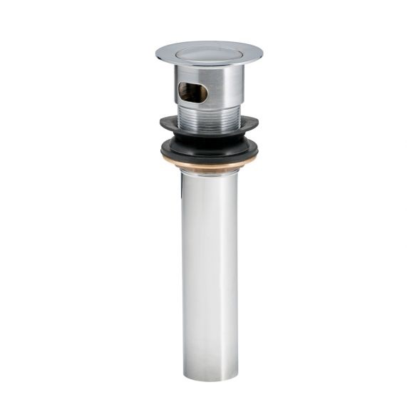 DESAGUE PARA LAVAMANOS Y BIDET 1 1/4" PUSH BUTTON C/ REBOSE CR. PEQUEÑA REF. 35ACC606 MARCA FP