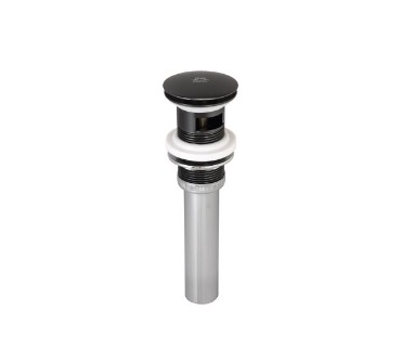 DESAGUE PARA DESCARGA POP UP CON REBOSE MOD. GUN METAL REF. 35ACC623 MARCA FP