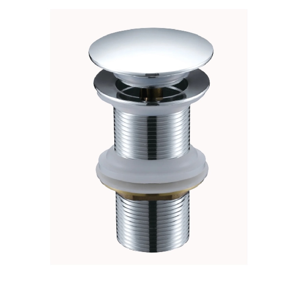 DESAGUE PARA LAVAMANO SIN REBOSADERO POP UP CROMADO REF. NVGRI7666 MARCA NOVA