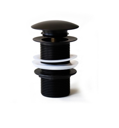 DESAGUE PARA LAVAMANO ACERO INOX SIN REBOSADERO NOIR / NEGRO MATE REF. NVGRI9867 MARCA NOVA