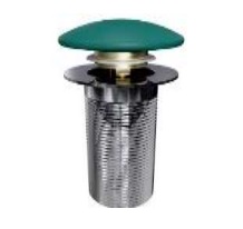 DESAGUE CERAMICO PARA LAVAMANOS SERIE ART CHROME GREEN / VERDE CROMADO REF. NVLAV7717 MARCA NOVA