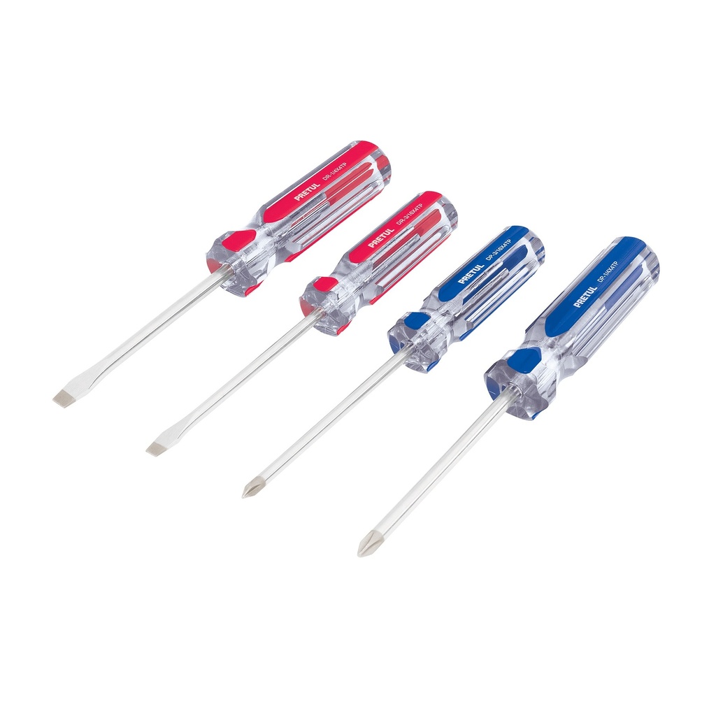 JGO. DE DESTORNILLADORES 4 PZAS. MOD. JD-4TP REF. 20212 MARCA PRETUL
