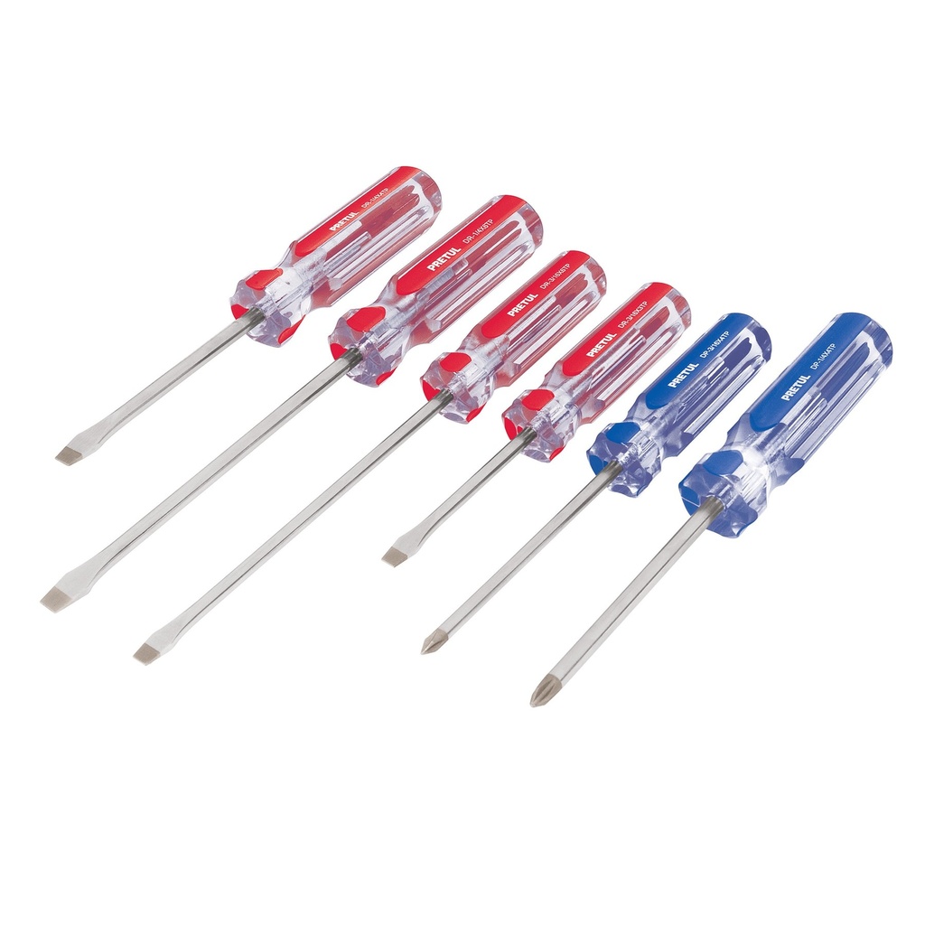 JGO. DESTORNILLADORES 6 PZAS. MOD. JD-6TP REF. 20214 MARCA PRETUL
