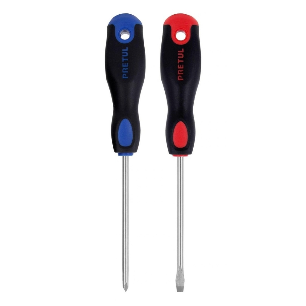 JGO. DE DESTORNILLADORES 2 PZAS. MOD. DUO-3/16" X 4" BP REF. 20216 MARCA PRETUL