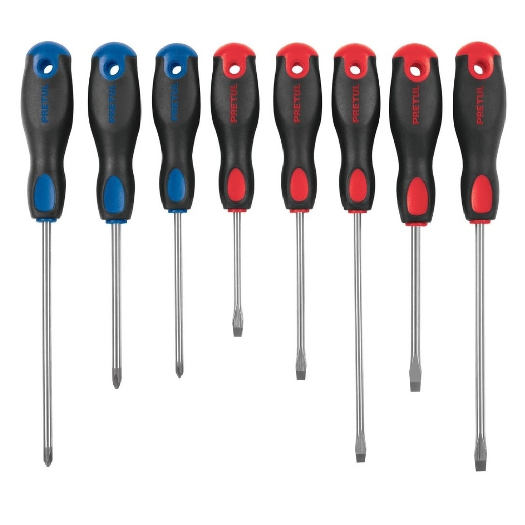 DESTORNILLADOR JGO. 8 PZAS. MOD. JD-8BP REF. 20219 MARCA PRETUL