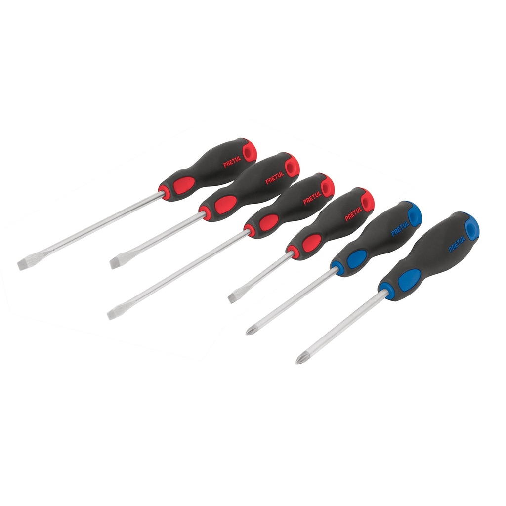 DESTORNILLADOR JGO. 6 PZAS. MOD. JD-6BP REF. 20220 MARCA PRETUL