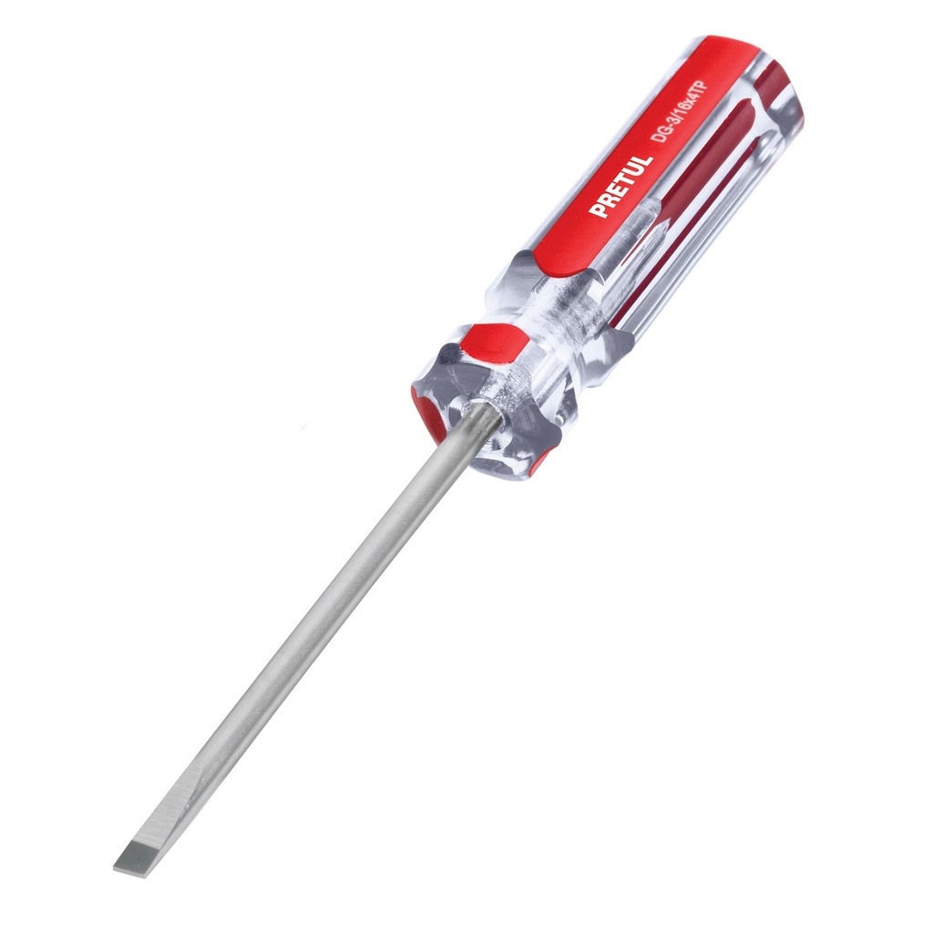 DESTORNILLADOR PLANO PRETUL MOD. DG- 1/8 X 4TP REF- 21464 MARCA PRETUL