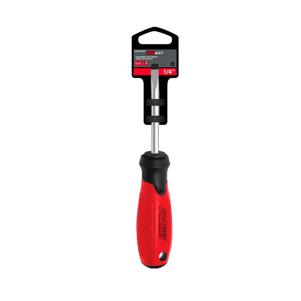 DESTORNILLADOR BASICO PUNTA PALA 1/8" X 4" REF. PRO-DS203 COD. 466355 MARCA PROMAKER