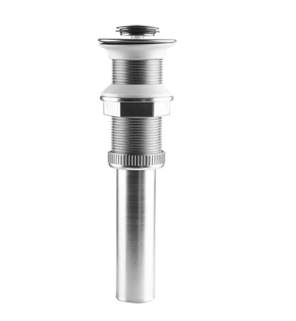 DESAGUE PARA LAVAMANOS 2 EN 1 POP UP SERIE RIA COLOR SATIN REF. QM-14.700.5002 MARCA QUALITY METAL