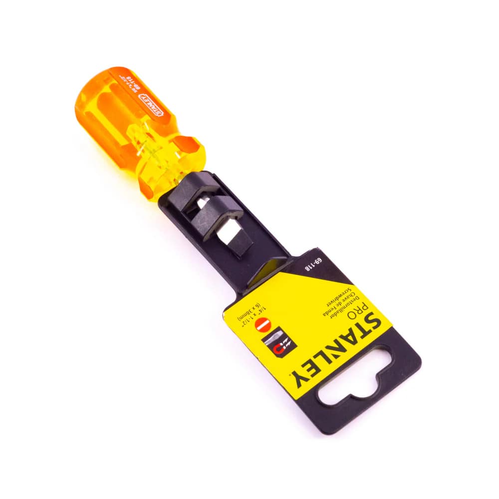 DESTORNILLADOR PROF. PALA 1/4" X 1 1/2" REF. 69-118 MARCA STANLEY