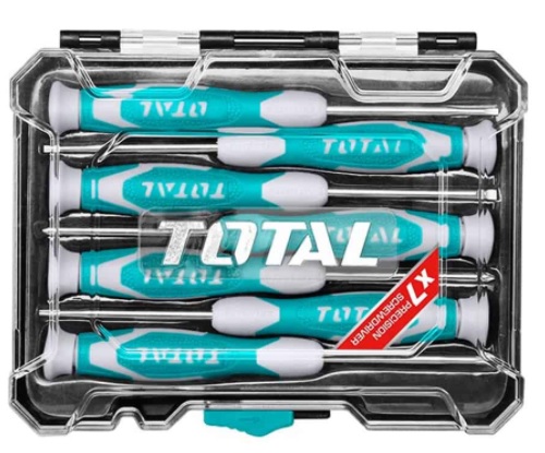 DESTORNILLADOR DE PRECISION JGO. 7 PZAS. REF. THT250726 MARCA TOTALS TOOLS