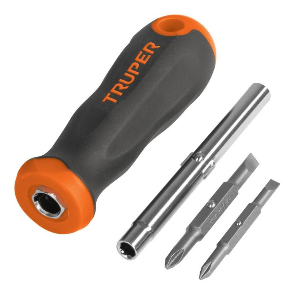 DESTORNILLADOR /DESARMADOR 6 EN 1 C/PUNTAS DOBLES MOD.DT-4 REF.14200 MARCA TRUPER