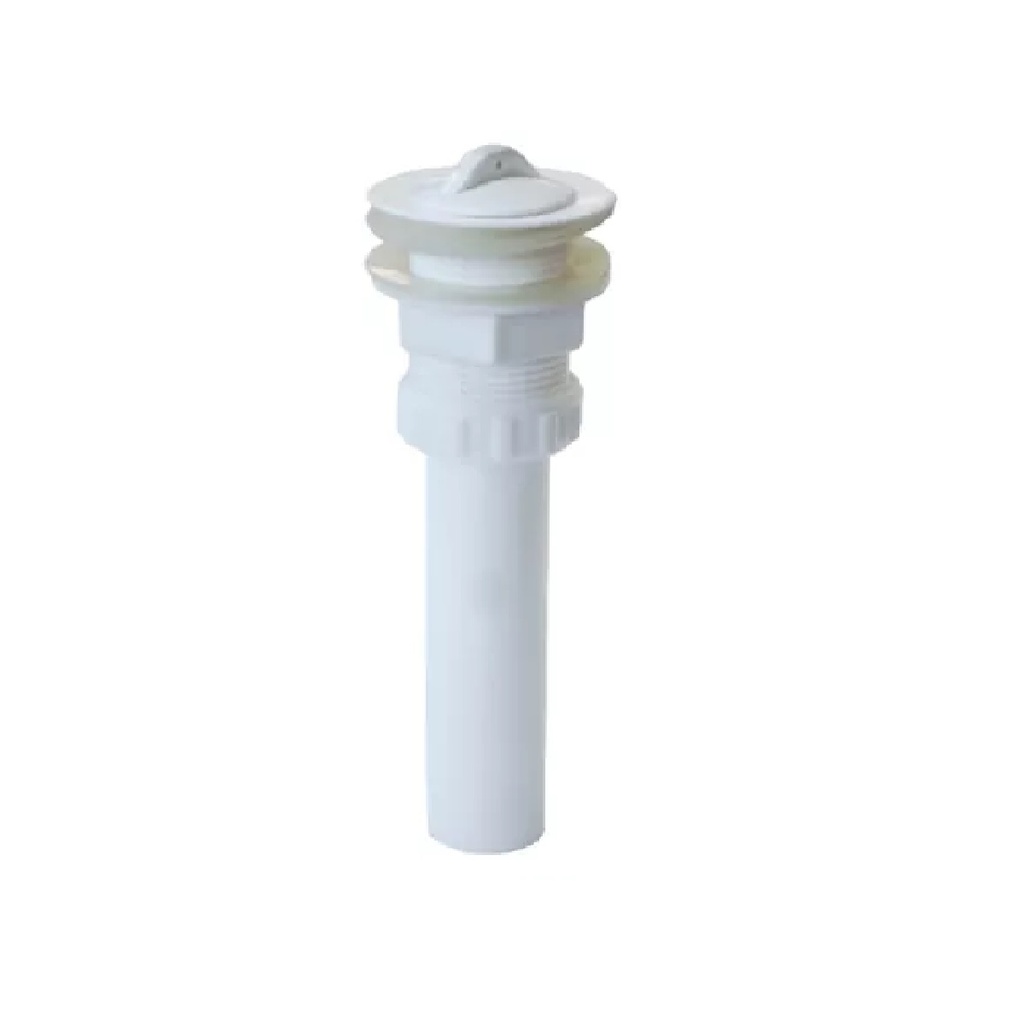 DESAGUE PARA LAVAMANO PLASTICO BLANCO DE 1 1/4" MOD. DE LUJO REF. DES-1/4 COD. 001435 MARCA UNION K