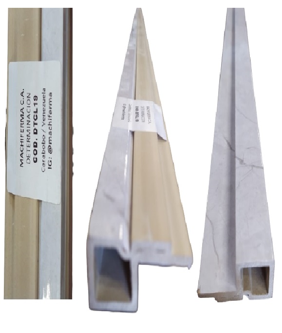 DETERMINACION / PERFIL PARA WALL PANEL INTERIOR 16,5 CM X 2,90 MTS COLOR QUI GUANGYAN MACHIFERMA