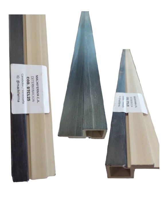 DETERMINACION / PERFIL PARA WALL PANEL INTERIOR 16,5 CM X 2,90 MTS COLOR HOME PERFUM MACHIFERMA