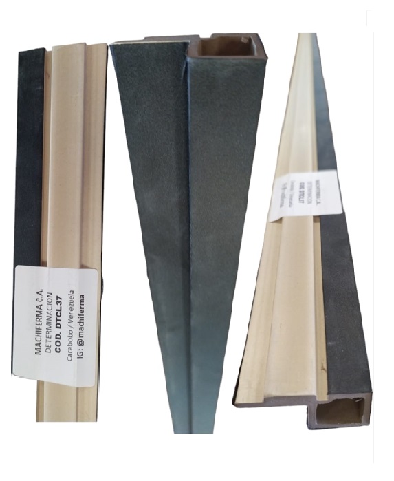 DETERMINACION / PERFIL PARA WALL PANEL INTERIOR 16,5 CM X 2,90 MTS COLOR MATTE BLACK MACHIFERMA