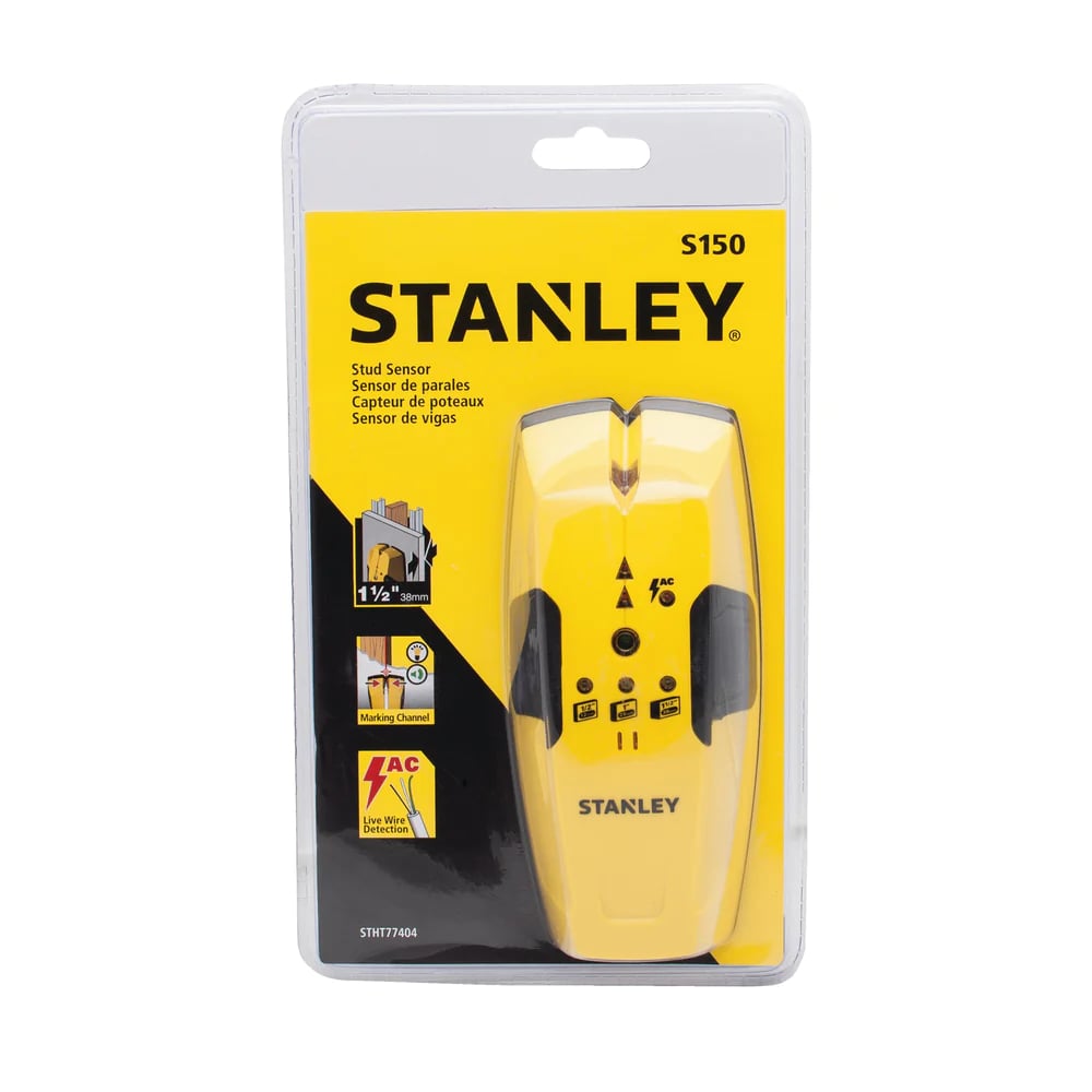 DETECTOR DE VIGAS STUD SENSOR 150 MOD S150 REF. STHT77404 MARCA STANLEY