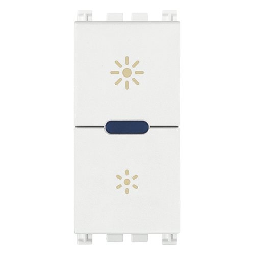 DIMMER ELECTRONICO TOUCH 40-400W / 3-200W SERIE ARKE REF. 19135.1.120.B COLOR BLANCO MARCA VIMAR